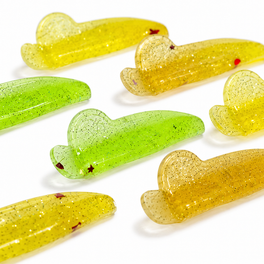 Banana Rod (U curl) Yellow