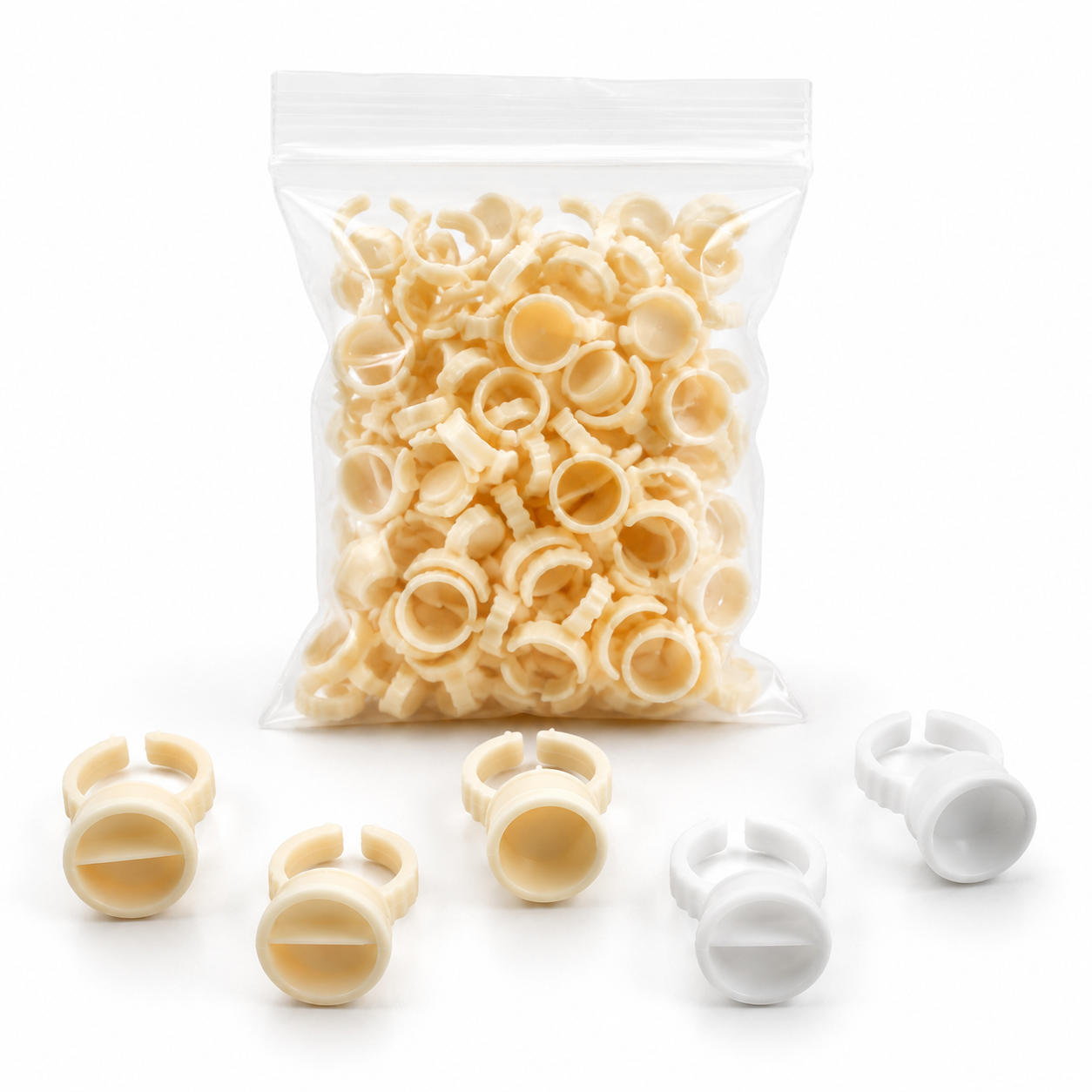 Disposable Colour Ring Cup 100pcs