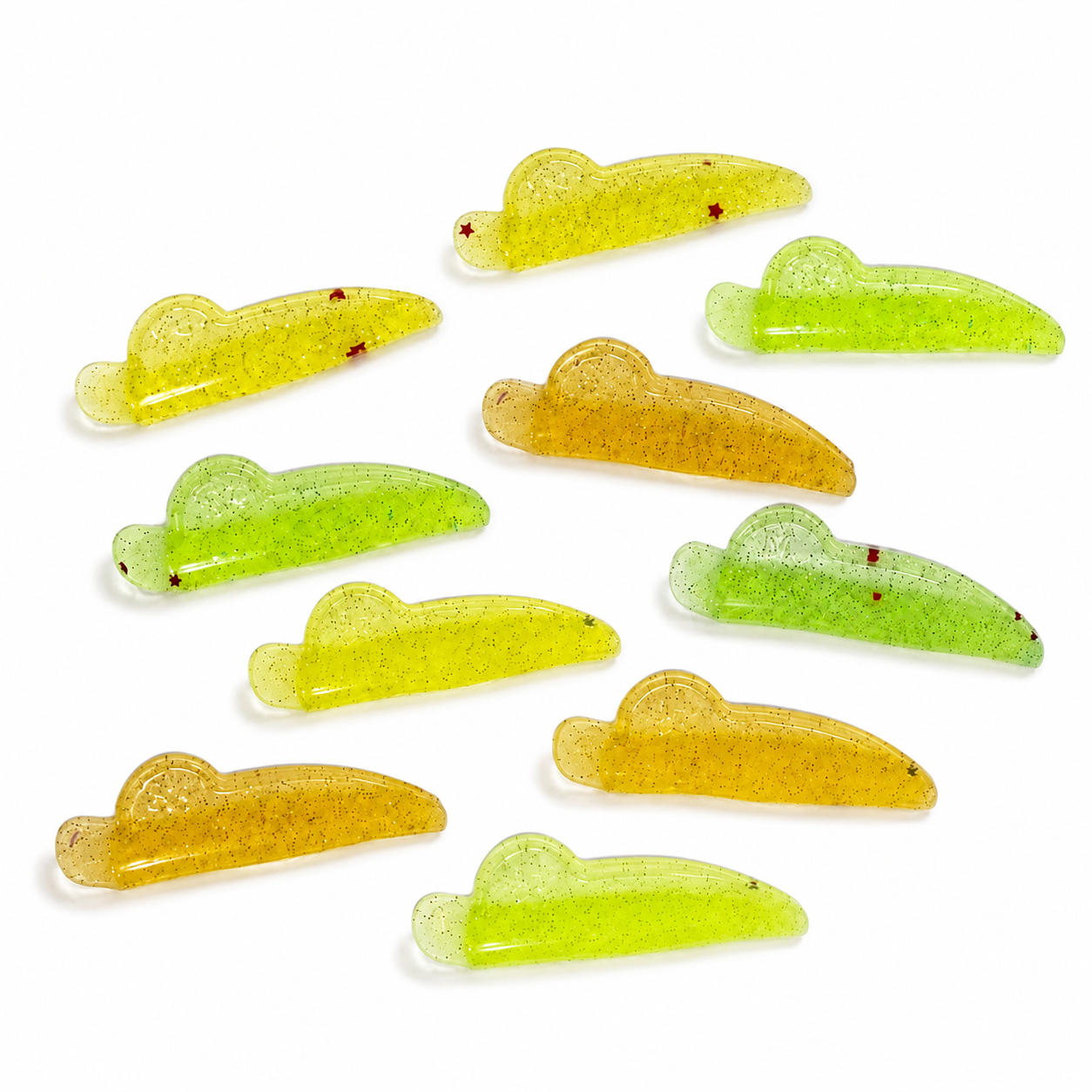 Banana Rod (U curl) Yellow